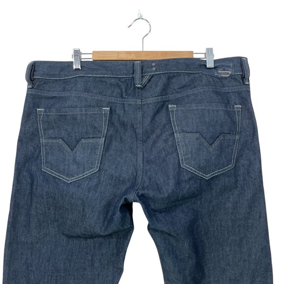 Diesel Men's Dark Indigo Straight Jeans - Picture 5 of 8